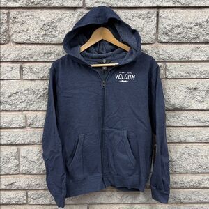 Volcom full-zip hoodie navy blue
